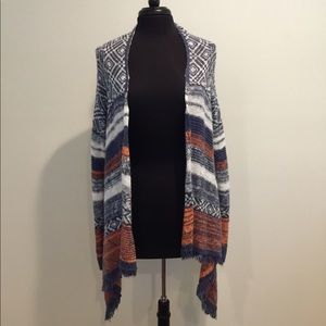 HOLLISTER Fringed Cardigan, Size S/XS